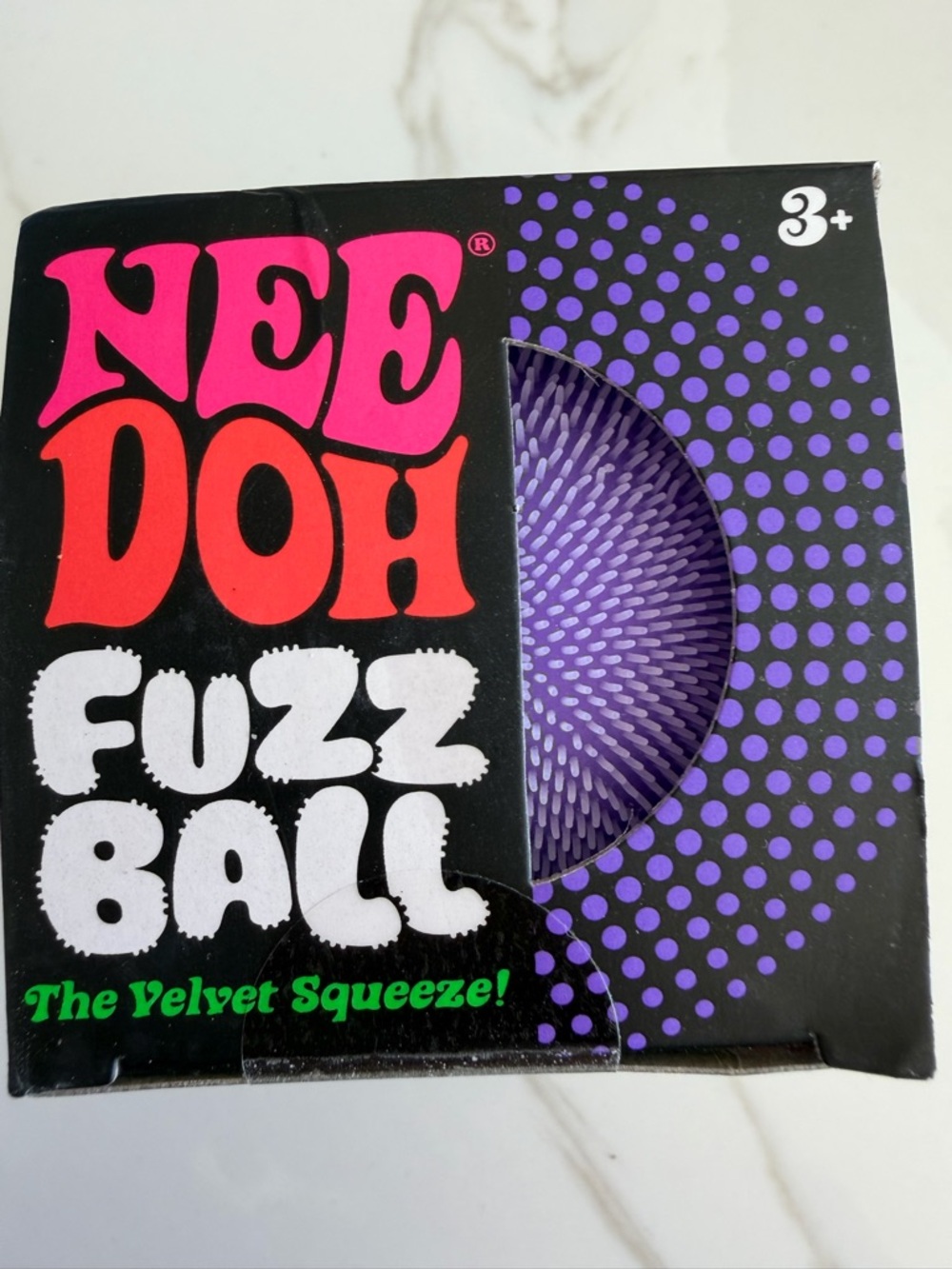 NeeDoh Purple Fuzz Ball RARE